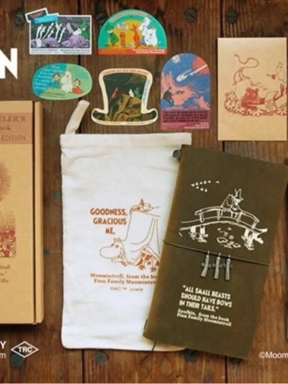 Traveler’s Company Limited Edition Moomin Olive Leather Cover